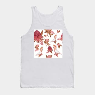 Australian Native Birds and Flowers Tank Top